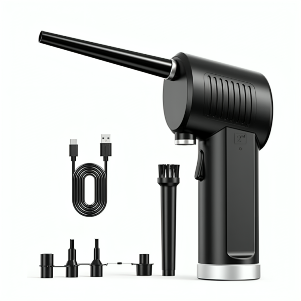 Koonie Cordless Air Duster, Battery Operated Computer Cleaning Duster