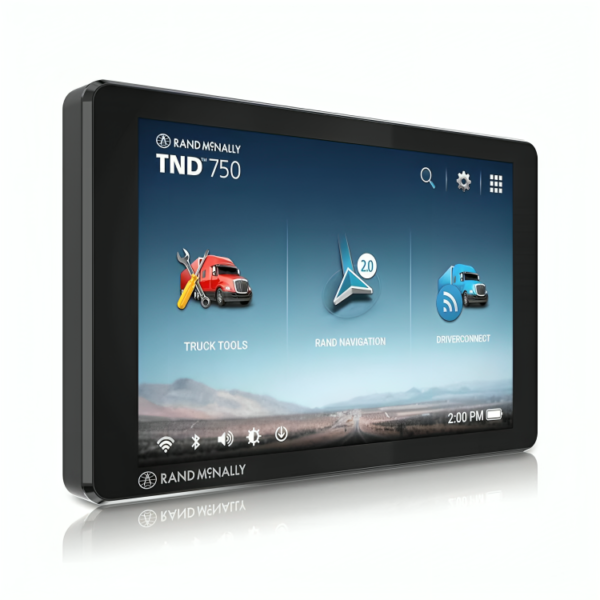 Rand McNally TND 750 7-inch GPS Truck Navigator, Easy-to-Read Display, Custom Truck Routing and Rand Navigation 2.0