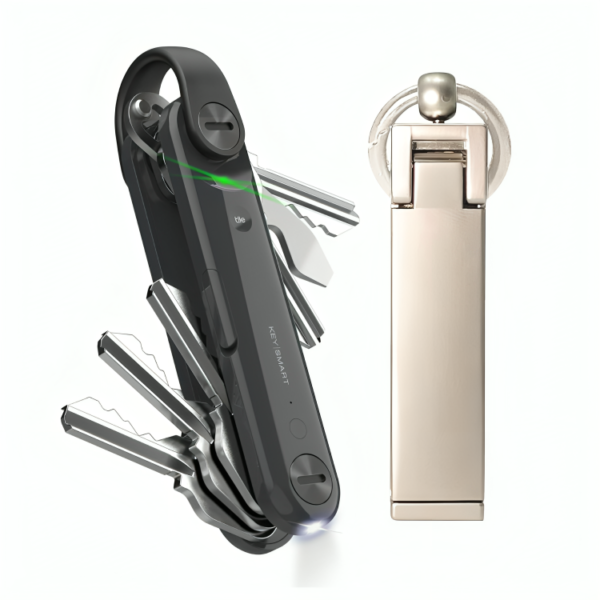 KeySmart Max Key Finder - GPS Keychain Tracker with Tile & BagHang