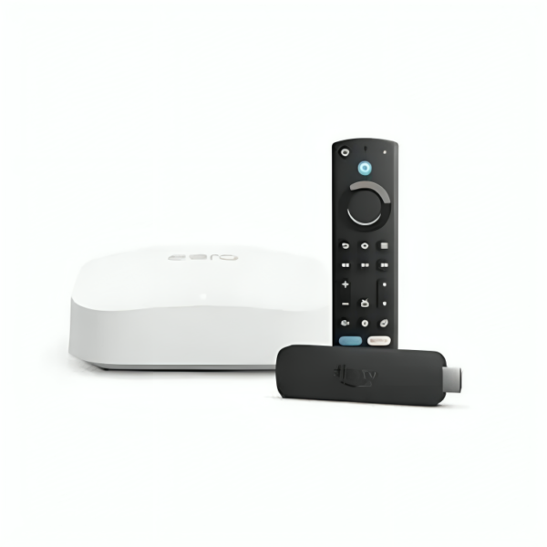 Amazon eero Pro 6E mesh Wi-Fi router (1-pack) with Amazon Fire TV Stick 4K Max