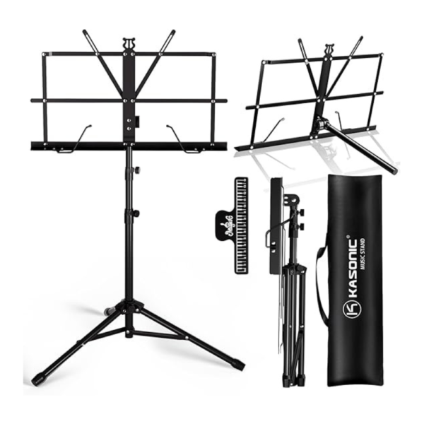 K KASONIC Music Stand, 2 in 1 Dual