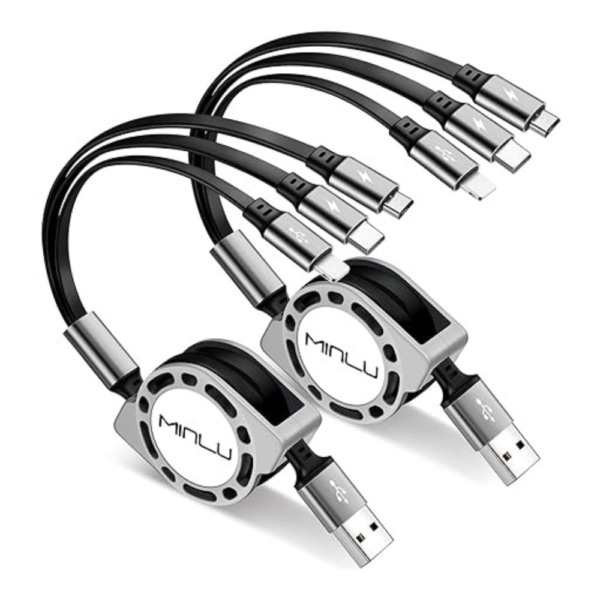 Multi Charging Cable 3A, [2Pack 4ft]