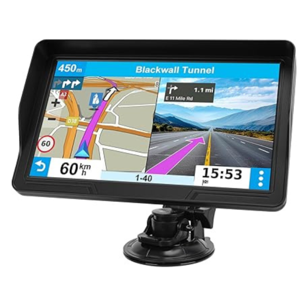 GPS Navigator for Car Truck RV, 9 inch Touch Screen Latest 2025 Map
